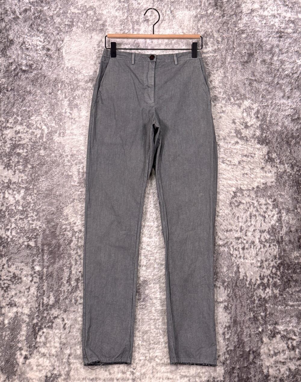 Hannoh Wessel Pants 36 / US XS Womens Gray Woven Slim Straight